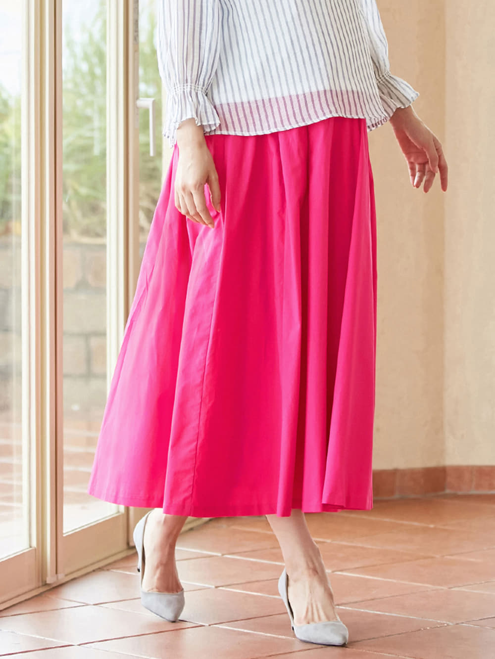 産前産後対応 タックフレアスカート マタニティウェア 授乳服通販 エンジェリーベ 公式 産前産後対応 タックフレアスカート マタニティウェア 授乳服通販 エンジェリーベ 公式