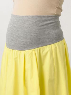 マタニティ スカート|【産前産後対応】タックフレアスカート【出産後も長く使える】