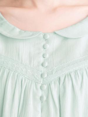 マタニティ パジャマ・ルームウェア|【授乳口付】楊柳ギャザーたっぷりパジャマ＆産前産後レギンス