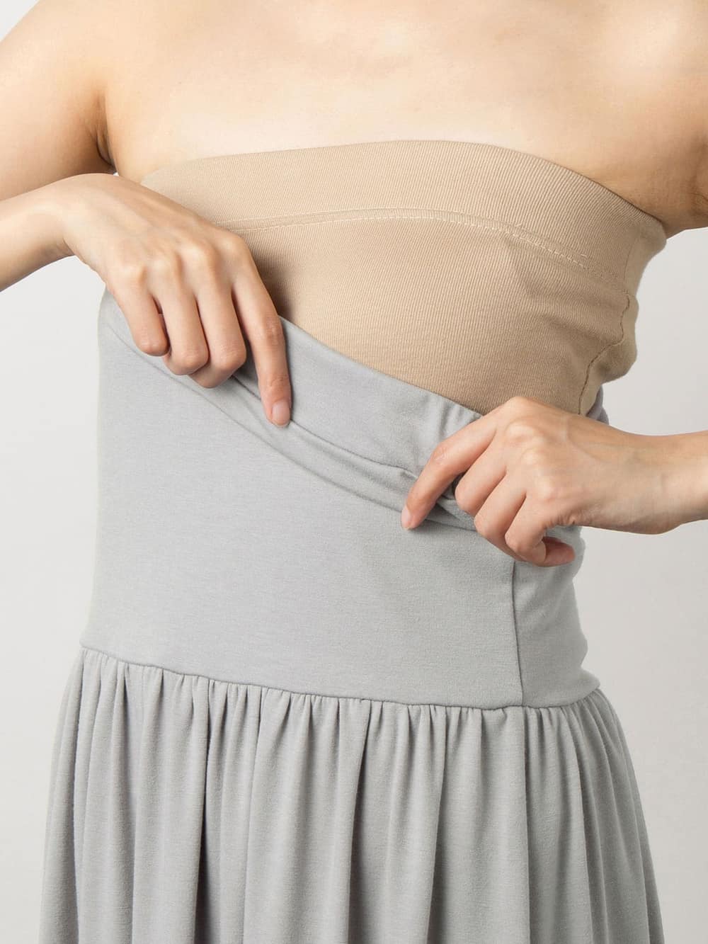 マタニティ ワンピース|2WAYベアワンピース＆マキシスカート　マタニティ・授乳服
