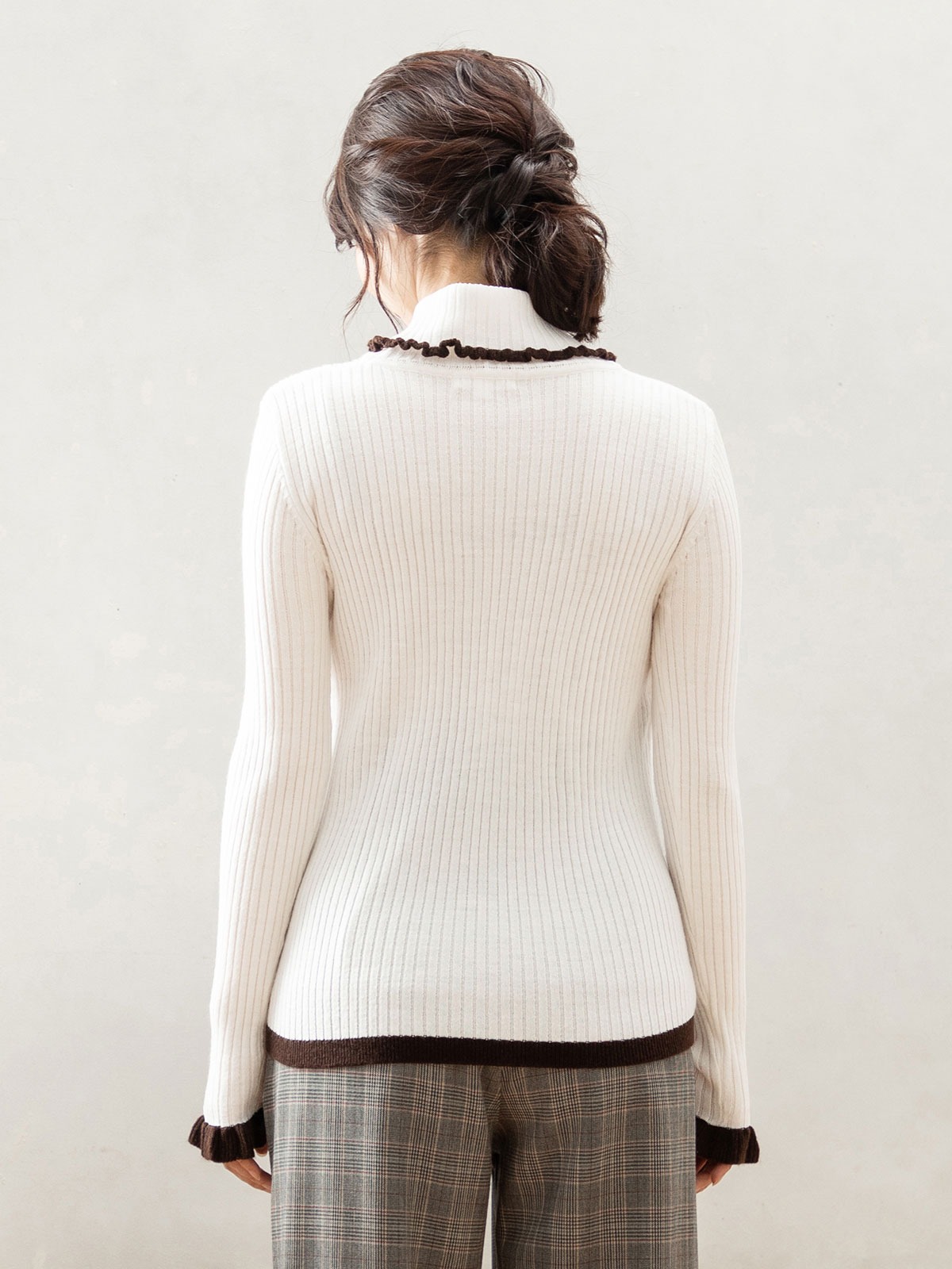 アウトレット|LOVE MIC（ラブミック）【ウォッシャブル】アクリルカラフルニットトップス　マタニティ・授乳服【出産後も長く使える】