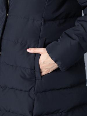 マタニティ アウター（コート）・ママコート|ain（アイン）【セット】マットタフタ　フード付きダウンママコート＆ ベビー ケープ