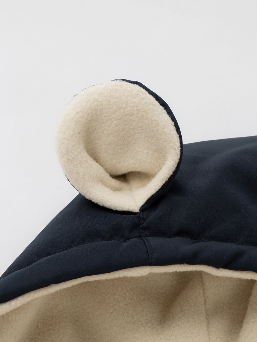 マタニティ アウター（コート）・ママコート|ain（アイン）【セット】マットタフタ　フード付きダウンママコート＆ ベビー ケープ