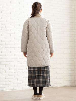 マタニティ アウター（コート）・ママコート|ain（アイン）【セット】キルトママコート＆ ベビー ケープ