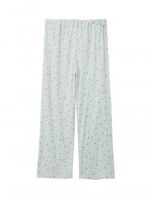 マタニティ パジャマ・ルームウェア|【授乳口付】スムーストップス＆花柄プリントパンツセットパジャマ|グリーン