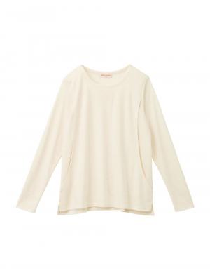 マタニティ パジャマ・ルームウェア|【授乳口付】スムーストップス＆花柄プリントパンツセットパジャマ|イエロー