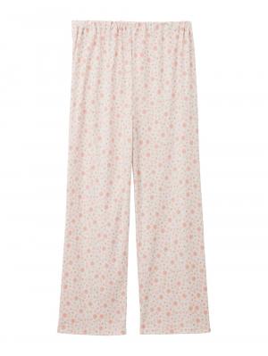 マタニティ パジャマ・ルームウェア|【授乳口付】スムーストップス＆花柄プリントパンツセットパジャマ|ピンク