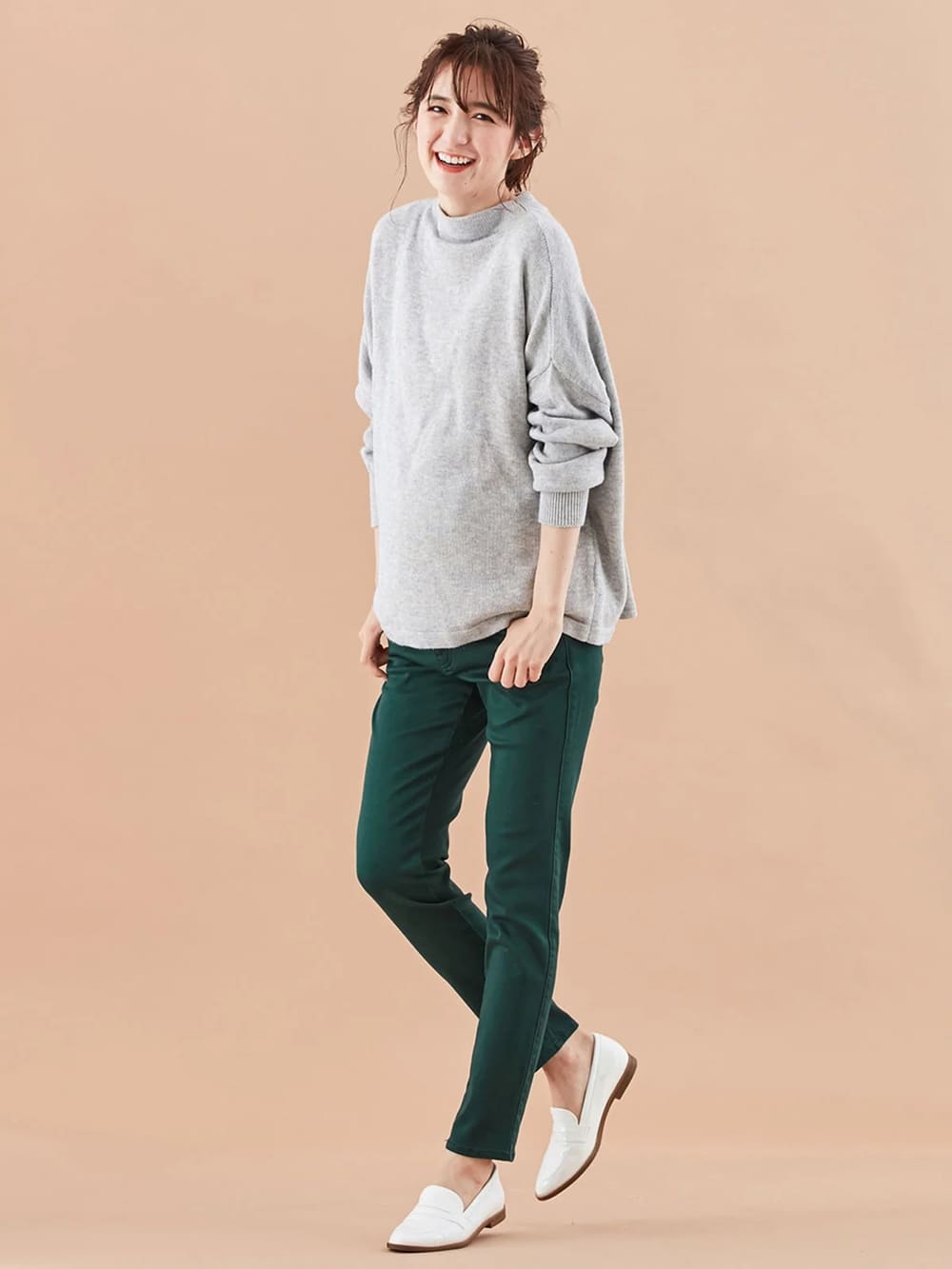 マタニティ パンツ・サロペット | 【あったか】【裏起毛】P・パンツ ベビースキンカラーガールフレンド |マタニティウェア・授乳服通販| エンジェリーベ 公式 マタニティ パンツ・サロペット | 【あったか】【裏起毛】P・パンツ ベビースキンカラーガールフレンド |マタニティウェア・授乳服通販| エンジェリーベ 公式