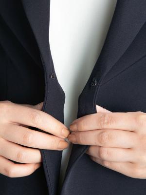 マタニティ トップス|ストレッチジョーゼットテーラードジャケット【産前産後対応】