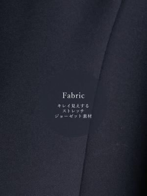 マタニティ トップス|ストレッチジョーゼットテーラードジャケット【産前産後対応】