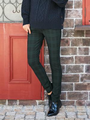 【産前産後対応】【あったか】裏フェルトタッチ起毛スキニーパンツ【出産後も長く使える】22879