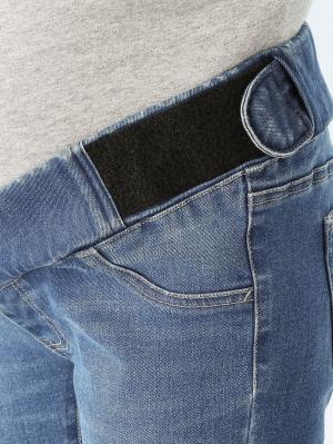 マタニティ パンツ|【産前産後対応】ストレッチハイブリッドデニムVパンツ【出産後も長く使える】