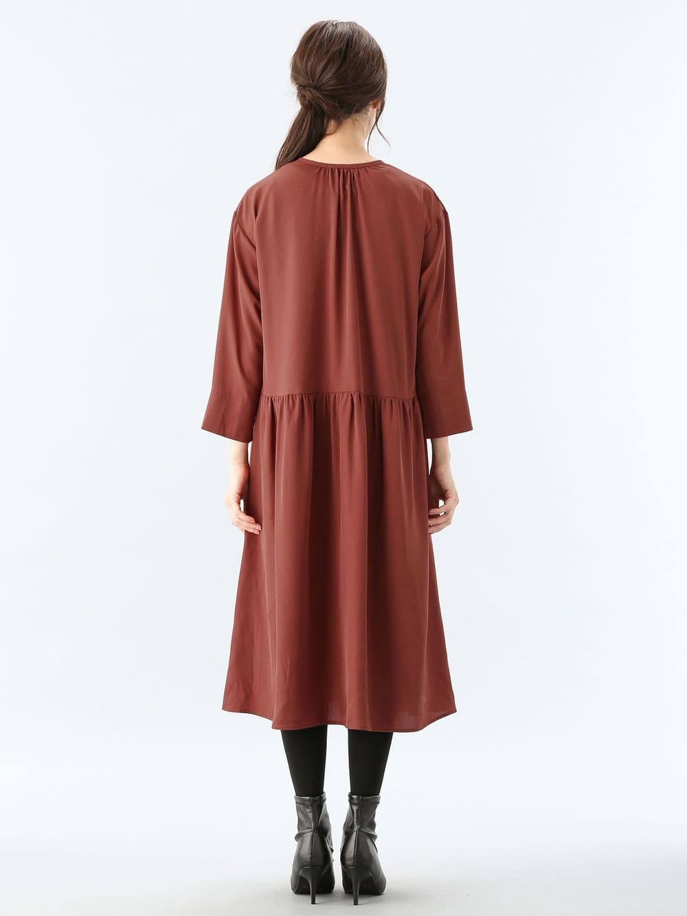 ワンピース|スキッパーワンピース　マタニティ・授乳服