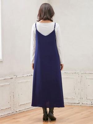 マタニティ ワンピース|【セット】キャミワンピース×授乳Tシャツ2点セット　マタニティ・授乳服【出産後も長く使える】