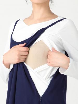 マタニティ ワンピース|【セット】キャミワンピース×授乳Tシャツ2点セット　マタニティ・授乳服【出産後も長く使える】