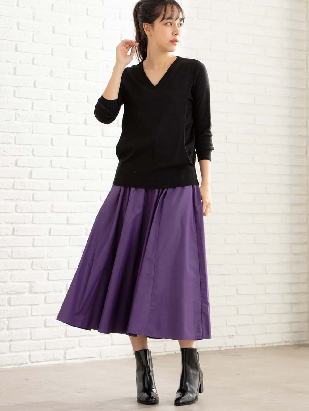 産前産後対応 タックフレアスカート エンジェリーベ マタニティウェア 授乳服通販 エンジェリーベ 公式 産前産後対応 タックフレアスカート エンジェリーベ マタニティウェア 授乳服通販 エンジェリーベ 公式