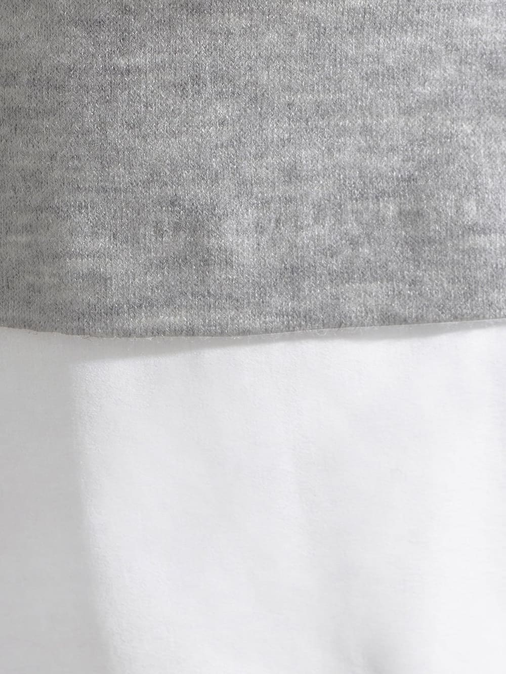 アウトレット|レイヤードVネックニットソートップス　マタニティ・授乳服【出産後も長く使える】