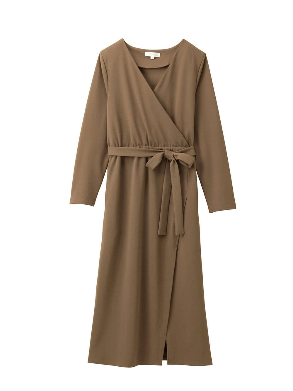 Max Mara カシュクールワンピース　リネン100 リボンベルト　半袖 Max Mara カシュクールワンピース リネン100 リボンベルト 半袖