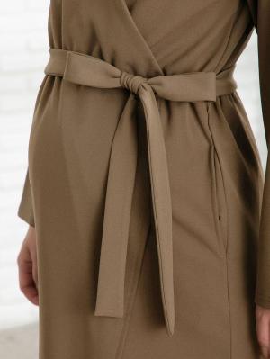 マタニティ ワンピース|Vicente for mom（ヴィセンテフォーマム） ジョーゼットタッチ強撚スムースカシュクールワンピース　マタニティ・授乳服