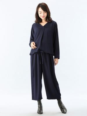 マタニティ トップス|【セットアップ可】ツイルスキッパーブラウス　マタニティ・授乳服【出産後も長く使える】