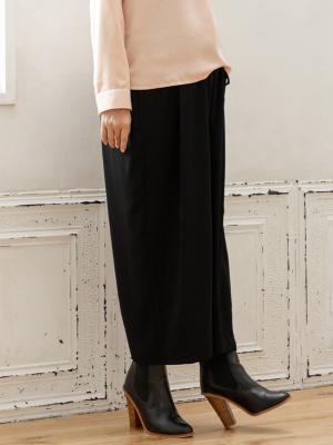 【産前産後対応】【セットアップ可】ツイルワイドパンツ【出産後も長く使える】22908