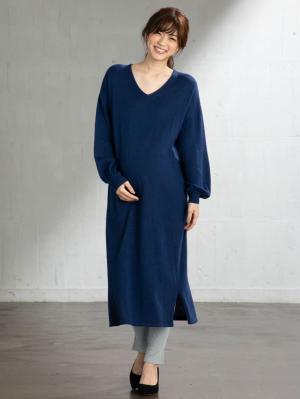 マタニティ パンツ|【マタニティ・授乳服】【産前産後対応】【親子コーデ可】リブスリットレギンス【出産後も長く使える】|杢グレー