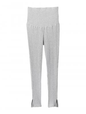 【マタニティ・授乳服】【産前産後対応】【親子コーデ可】リブスリットレギンス【出産後も長く使える】 22940