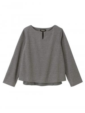 マタニティ ワンピース|【セット】キーネックトップス＆フレアスカートセットアップ　マタニティ・授乳服【出産後も長く使える】