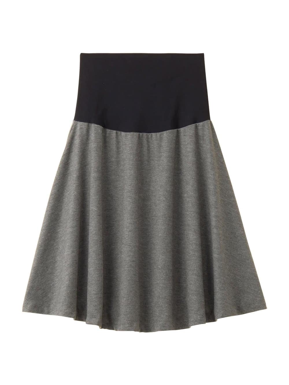 マタニティ ワンピース|【セット】キーネックトップス＆フレアスカートセットアップ　マタニティ・授乳服【出産後も長く使える】