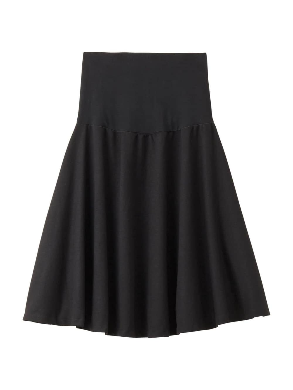 マタニティ ワンピース|【セット】キーネックトップス＆フレアスカートセットアップ　マタニティ・授乳服【出産後も長く使える】