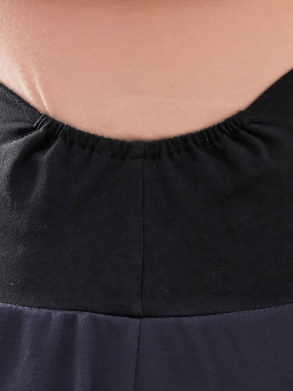 マタニティ ワンピース|【セット】キーネックトップス＆フレアスカートセットアップ　マタニティ・授乳服【出産後も長く使える】