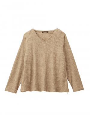 マタニティ ワンピース|Vネックトップス＆ロングタイトスカートセット　マタニティ・授乳服