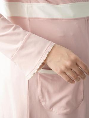 マタニティ パジャマ・ルームウェア|mutti ei（ムッティアイ）【授乳口付】エステルベア天竺ガウン風パジャマ