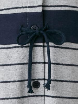 葉酸・妊婦サプリメント|mutti ei（ムッティアイ）【授乳口付】スムース先染めボーダーネグリジェ