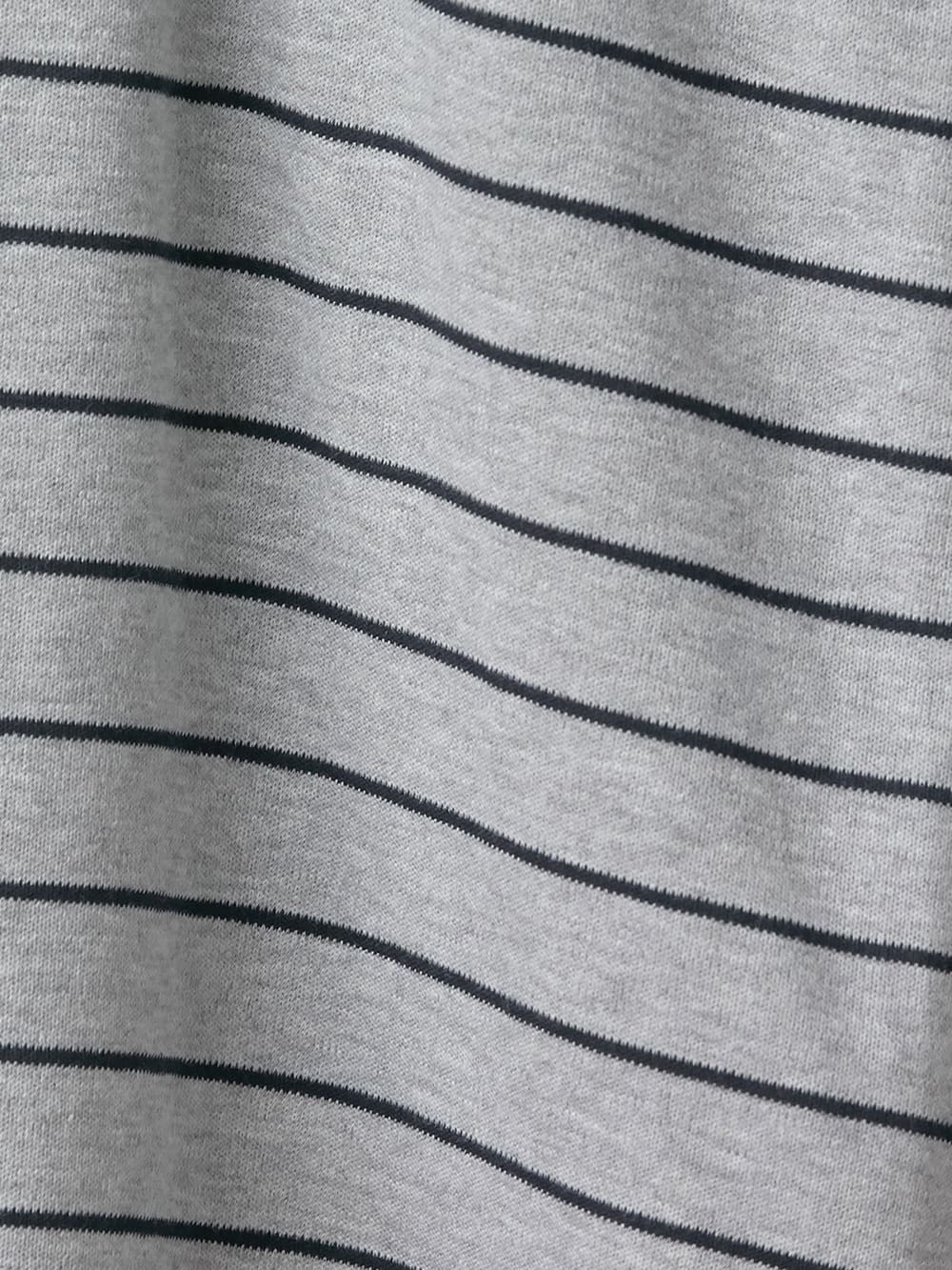 葉酸・妊婦サプリメント|mutti ei（ムッティアイ）【授乳口付】スムース先染めボーダーネグリジェ