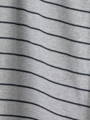 葉酸・妊婦サプリメント|mutti ei（ムッティアイ）【授乳口付】スムース先染めボーダーネグリジェ