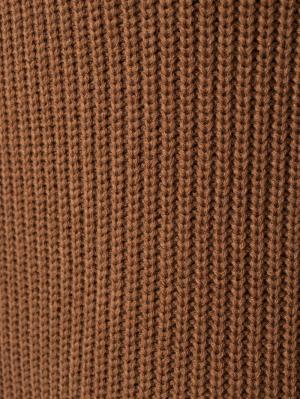 マタニティ ワンピース|ボリュームスリーブ片畦編みＶネックニットワンピース