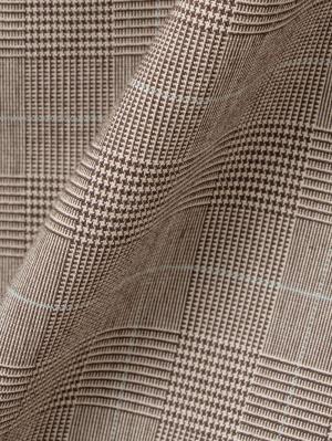 マタニティ ワンピース|グレンチェックストレッチシャツワンピース　マタニティ・授乳服【出産後も長く使える】