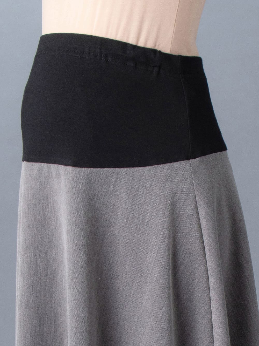 アウトレット|【産前産後対応】フレアロング丈スカート【出産後も長く使える】