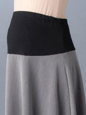 アウトレット|【産前産後対応】フレアロング丈スカート【出産後も長く使える】