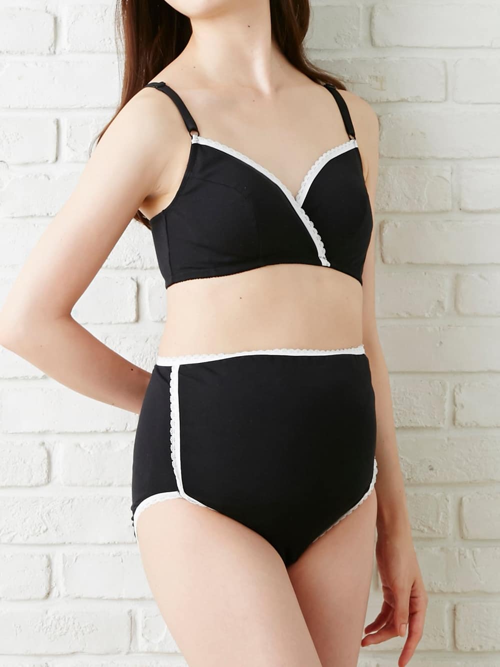 授乳ブラ・マタニティブラ（マタニティインナー・産後用品）|ノンワイヤー マタニティ  授乳 兼用 ブラトップ【出産後も長く使える】