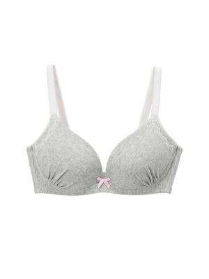 授乳ブラ・マタニティブラ（マタニティインナー・産後用品）|ママとつくったふんわり 授乳ブラ 垂れ防止 マタニティブラ ママふわブラ ｜ マタニティブラ|[ノンワイヤー]杢グレー