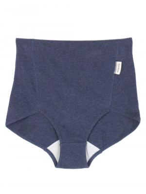 産後 ガードル インナー|犬印本舗 産後ママのお腹ひっこめショーツ2枚組み|ブラック×ネイビー