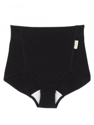 産後 ガードル インナー|犬印本舗 産後ママのお腹ひっこめショーツ2枚組み|ブラック×ネイビー