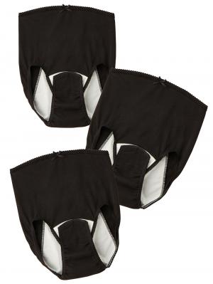 産褥ショーツ|【マイナビ買ってよかったに選ばれた】3枚組産褥ショーツ|ブラック