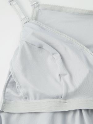 マタニティ 授乳 キャミソール|【授乳対応】吸汗速乾・接触冷感・UVカット素材キャミソール【出産後も長く使える】