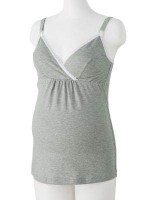 マタニティ 授乳 キャミソール|【授乳対応】マタニティ　ブラキャミソール【出産後も長く使える】