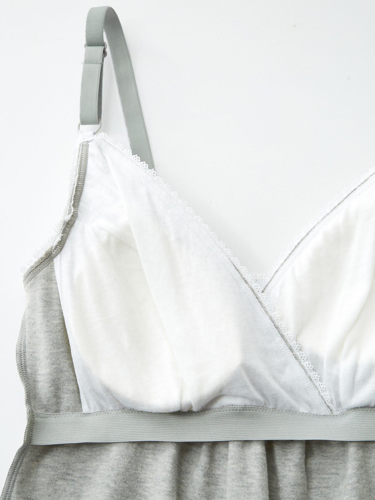 マタニティ 授乳 キャミソール|【授乳対応】マタニティ　ブラキャミソール【出産後も長く使える】