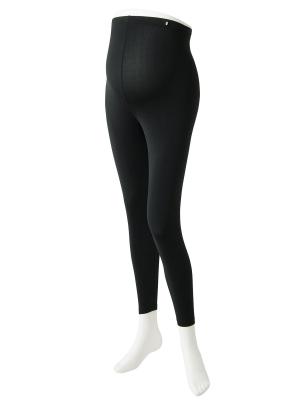 マタニティ 授乳 キャミソール|Easywarm 裏起毛9分丈パンツ【出産後も長く使える】|ブラック