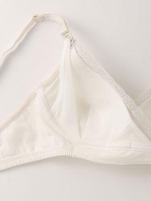 授乳ブラ・マタニティブラ（マタニティインナー・産後用品）|らくちんフィット ノンワイヤーマタニティブラ ｜ マタニティ・授乳ブラ